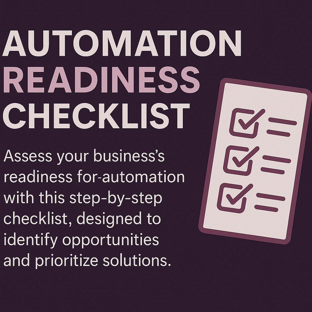 Automation Readiness Checklist